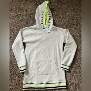Girls “fearless” hoodie size 14